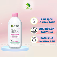 Nước Tẩy Trang Garnier Micellar Cleansing Water For Sensitive Skin Dành Cho Da Nhạy Cảm