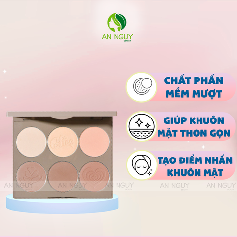 Bảng Tạo Khối Gogo Tales Nude Light Shadow Highlight Contouring Disk 16.8g