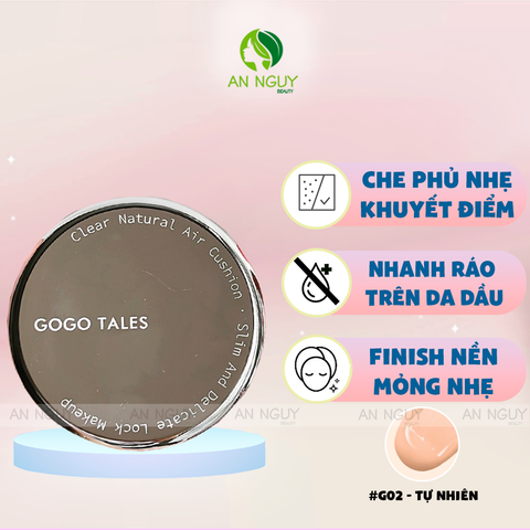 Phấn Nước GOGO TALES Naked Fog And Foggy Coke Air Cushion (13g x 2)