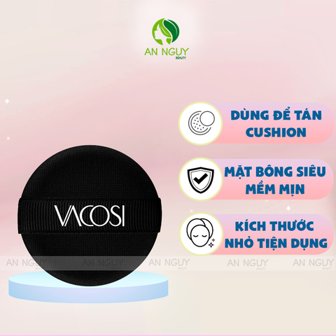 Bông Cushion Đen Vacosi Cushion Sponge Black