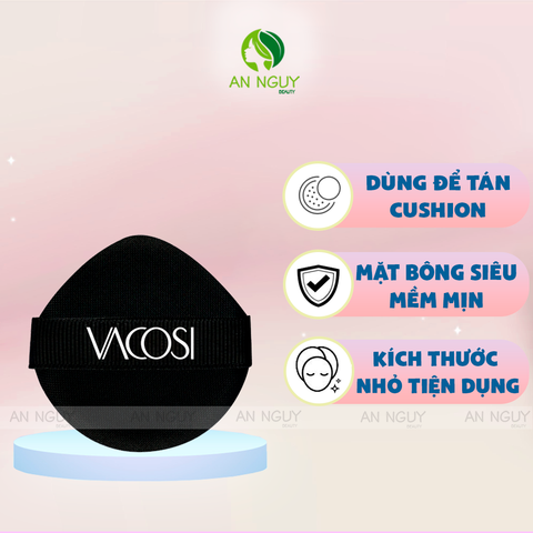 Bông Cushion Đen Vacosi Cushion Sponge Black