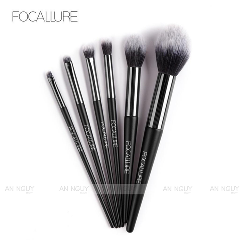 Bộ Cọ Trang Điểm 6 Cây Focallure Makeup Brushes Kit