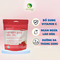 Kẹo Dẻo Làm Sáng Da BOTO Gummy Collagen Vitamin C Hàn Quốc 30 Viên