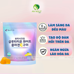 [Date 11/2024] Kẹo Dẻo Vị Chanh Boto Glutathione White Collagen C Gummy 90g
