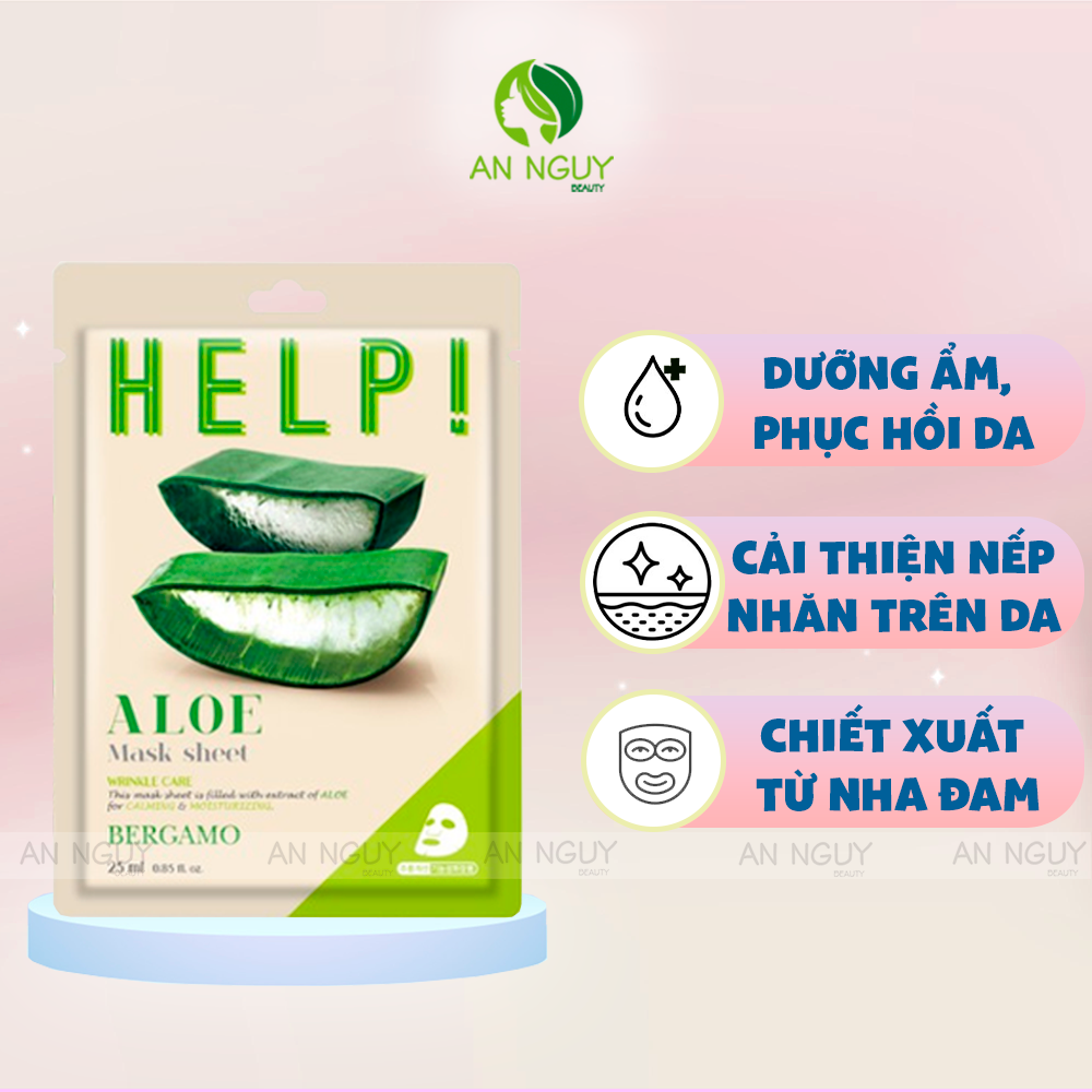 Mặt Nạ Bergamo Help Mask Pack 25ml