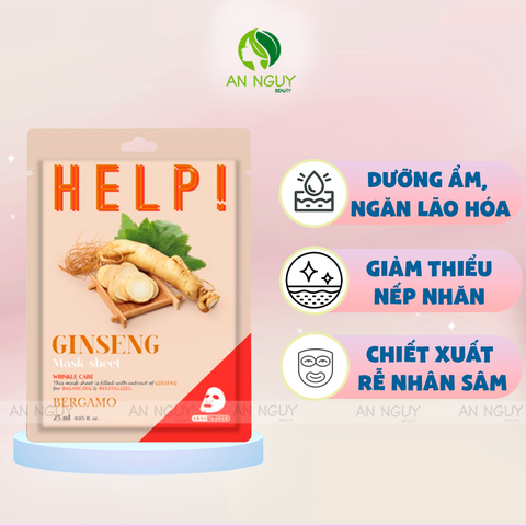 Mặt Nạ Bergamo Help Mask Pack 25ml