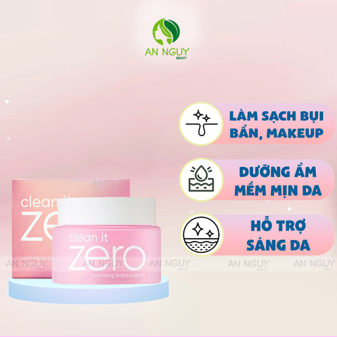 Sáp Tẩy Trang Banila Co Clean It Zero Cleasing Balm Original Cho Mọi Loại Da