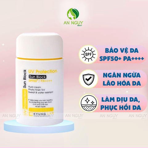 Kem Chống Nắng Kyung Lab UV Protection Sun Block SPF50+/PA++++ Fluid Cream 50ml