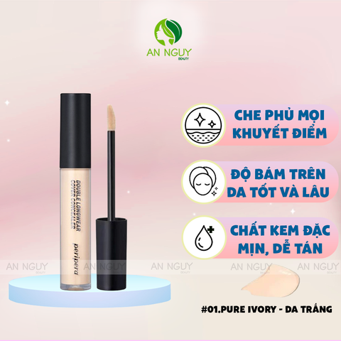 Kem Che Khuyết Điểm Peripera Double Longwear Cover Concealer 5.5g