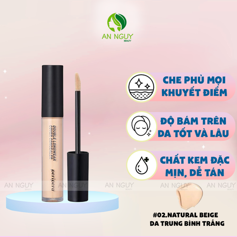 Kem Che Khuyết Điểm Peripera Double Longwear Cover Concealer 5.5g