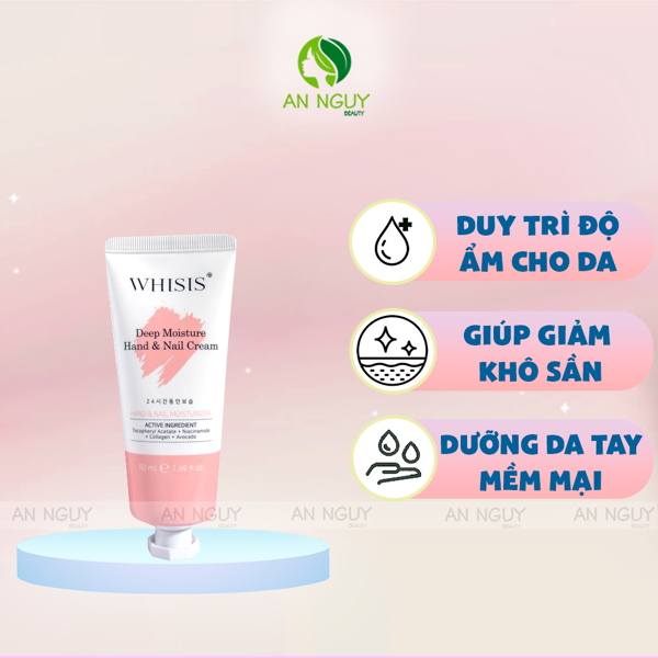 Kem Dưỡng Da Tay WHISIS Deep Moisture Hand&Nail Cream 50ml