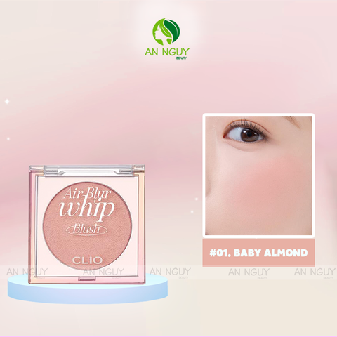 Má Hồng Clio Air Blur Whip Blush 3g