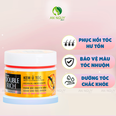 Kem Ủ Tóc Double Rich Hair Mask Chăm Tóc Chuyên Sâu 150g