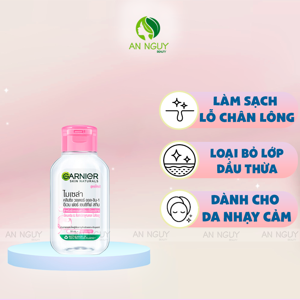 Nước Tẩy Trang Garnier Micellar Cleansing Water For Sensitive Skin Dành Cho Da Nhạy Cảm