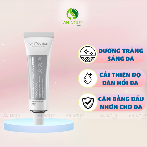 Kem Dưỡng DrCeutics Intensive Vitamin A Cream 300.000 IU Làm Sáng Da 35g