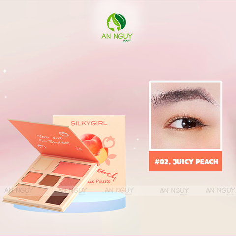 Bảng Phấn Mắt Và Má 7 Ô Silkygirl Eye & Face Palette 12.6g