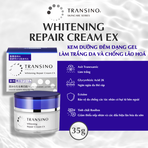 Kem Dưỡng Trắng Trị Nám Transino Whitening Repair Cream EX 35gr
