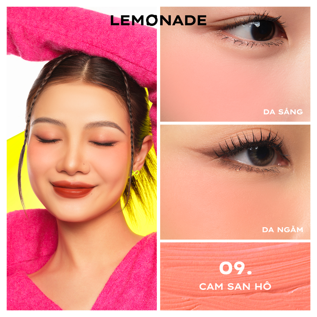 Kem Má Hồng Lemonade Perfect Couple Blush 5 Years 8.5g