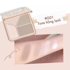 Bảng Phấn Bắt Sáng, Tạo Khối Gogo Tales Light Shadow Flawless Highlight Contouring Palette 13.5g