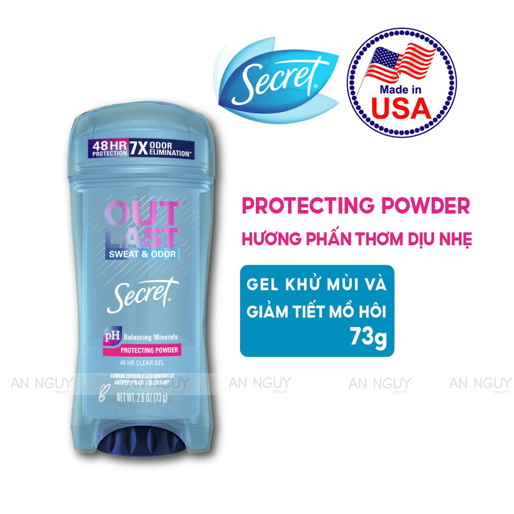 Gel Khử Mùi Secret Outlast Sweat & Odor 73gr (Hàng Mỹ Nhập Khẩu)