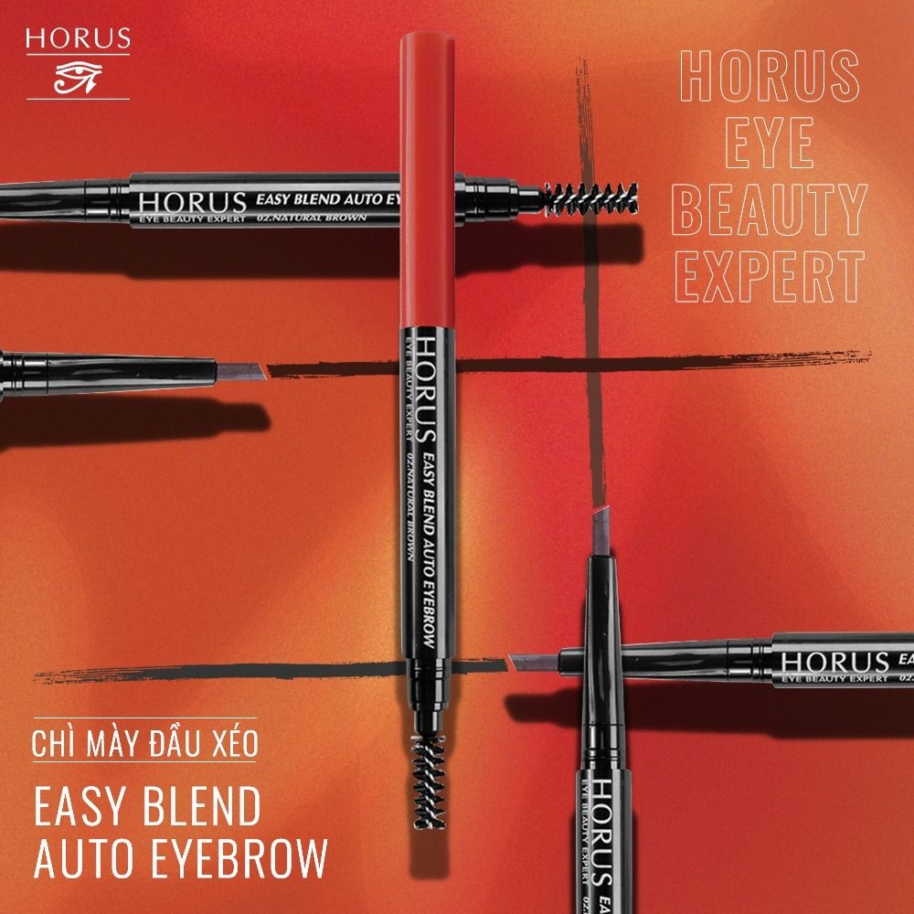 Chì Kẻ Mày 2 Đầu Horus Eye Beauty Expert Easy Blend Auto Eyebrow 0.2gr