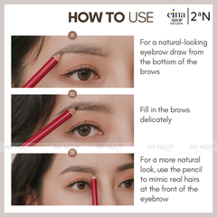 Chì Kẻ Chân Mày Bom Basic Wood Brow Pencil