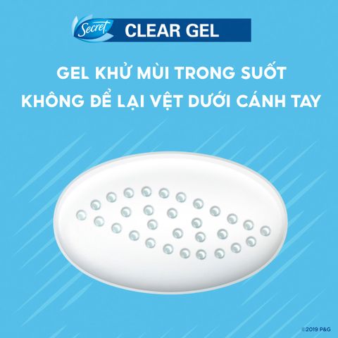 Gel Lăn Khử Mùi Secret Lavender 48hr Clear Gel Hương Hoa Oải Hương 73gr