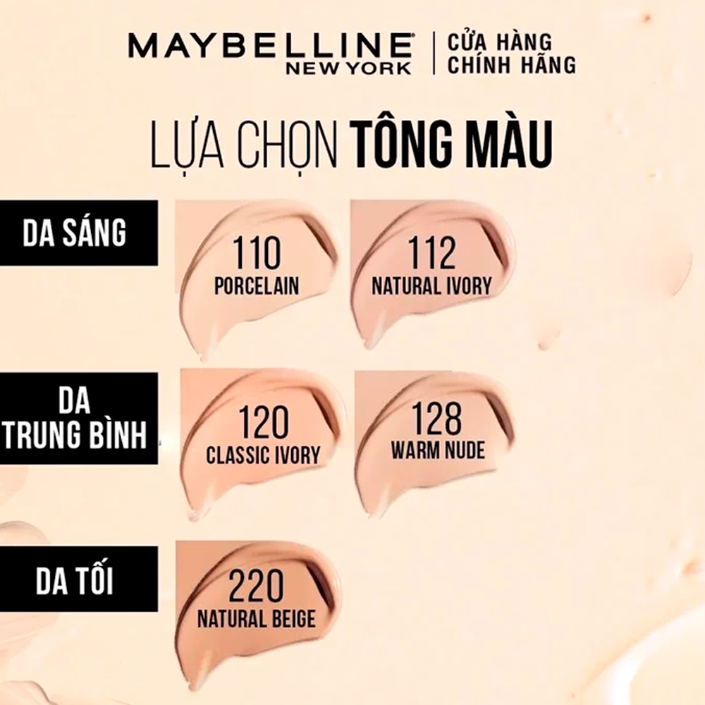 Kem Nền Lâu Trôi Maybelline Super Stay Active Wear 30H Foundation 30ml