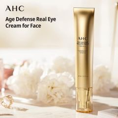Kem Dưỡng Mắt AHC Age Defense Real Eye Cream For Face Ngăn Ngừa Lão Hóa 40ml (Bản Cao Cấp)
