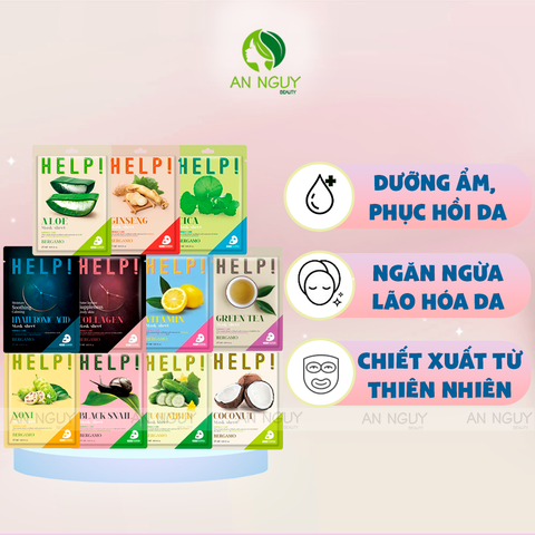 Mặt Nạ Bergamo Help Mask Pack 25ml