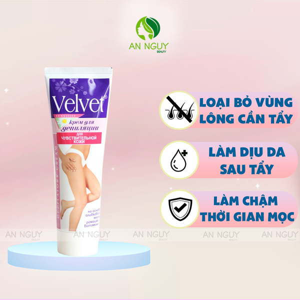 Kem Tẩy Lông Velvet Depilatory Cream 100ml