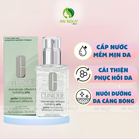 Gel Dưỡng Ẩm Clinique Dramatically Different Hydrating Jelly Dành Cho Mọi Loại Da 125ml