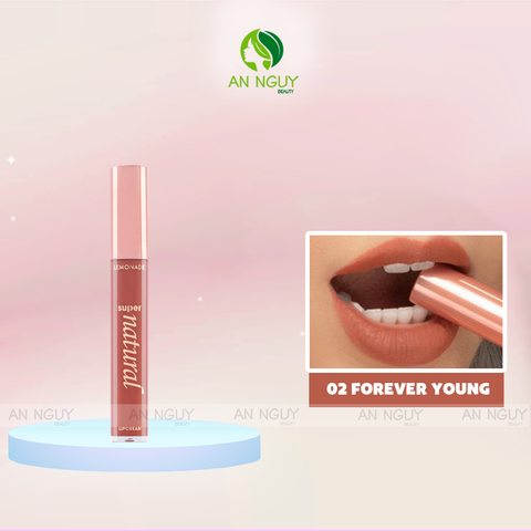 Son Kem Lì Lemonade Supernatural Matte Lip Cream 5gr #02 Forever Young