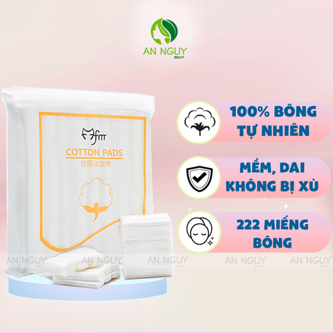 Bông Tẩy Trang Cotton Pads Mofa Meiren 222 Miếng