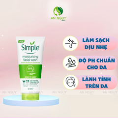 Sữa Rửa Mặt Simple Moisturising Facial Wash Cho Da Khô