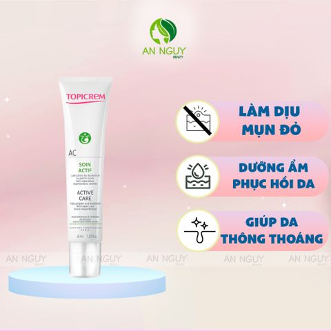 [Date 07/2024] Kem Dưỡng Làm Giảm Mụn Topicrem AC Active Care 40ml