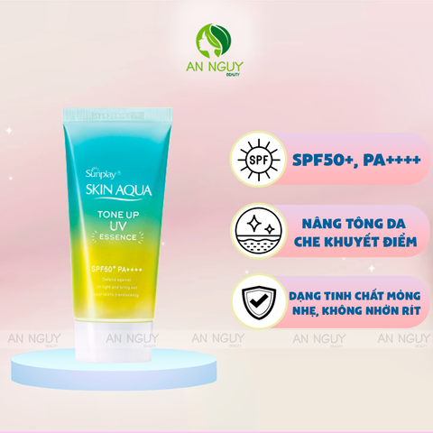 Kem Chống Nắng Sunplay Skin Aqua Tone Up UV Essence SPF50+ PA++++ Hiệu Chỉnh Sắc Da 50gr