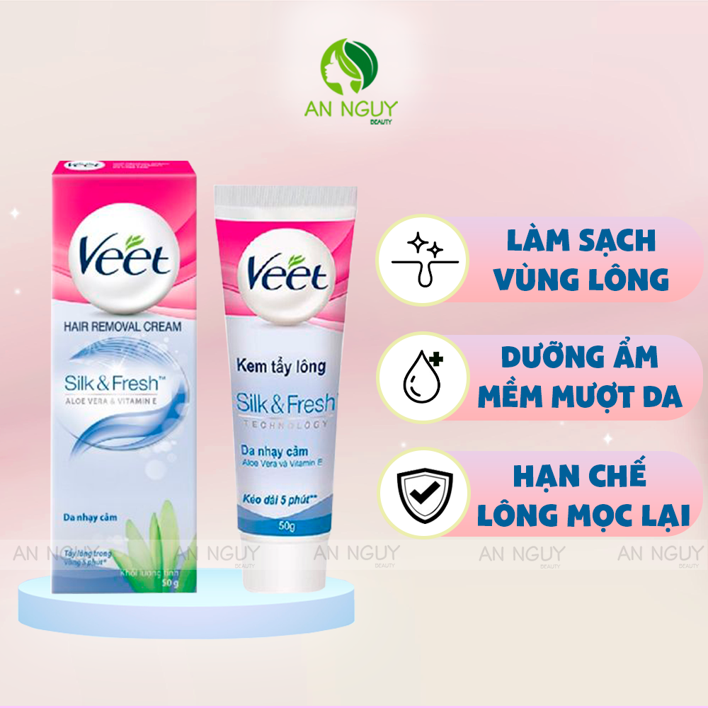 Kem Tẩy Lông Veet Silk & Fresh 50gr