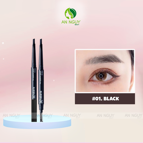 Chì Kẻ Mày 2 Đầu Habaria Pro Eyebrow Pencil 0.3gr