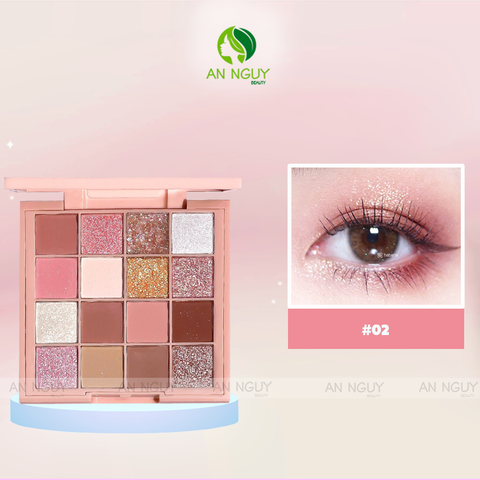 Bảng Phấn Mắt 16 Ô Habaria Eyeshadow Palette 16gr