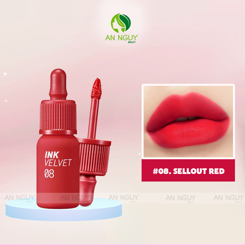 Son Kem Lì Peripera Ink Velvet Mềm Mịn, Lên Chuẩn Màu 4gr