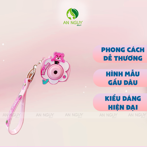 Móc Khóa Thỏ / Gấu Hồng Dễ Thương Phụ Kiện Túi Xách, Trang Trí Balo