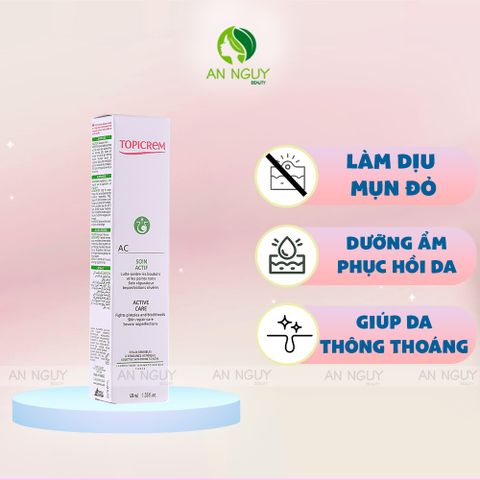 [Date 07/2024] Kem Dưỡng Làm Giảm Mụn Topicrem AC Active Care 40ml