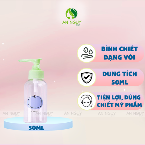 Bình Chiết Mỹ Phẩm Dạng Vòi Tiện Lợi Khi Du Lịch Nhiều Dung Tích