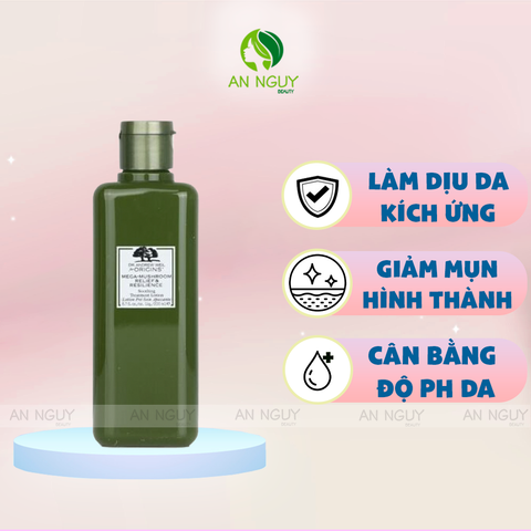 [Date 08/2024] Nước Hoa Hồng Nấm Origins Dr. Andrew Mega-Mushroom Skin Relief & Resilience Soothing 200ml