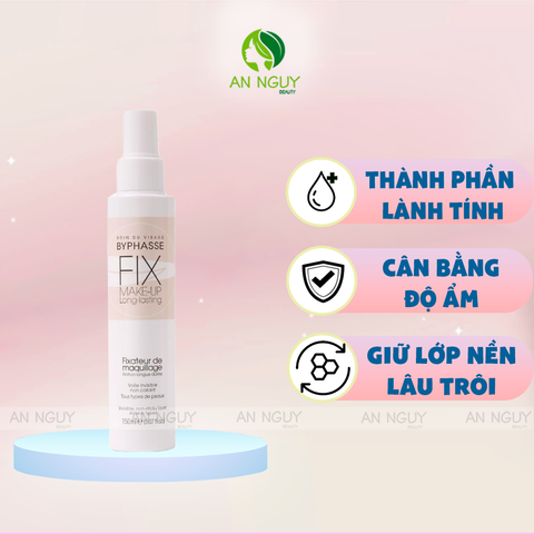 Xịt Khoá Nền Trang Điểm Byphasse Fix Make-up Long-Lasting 150ml