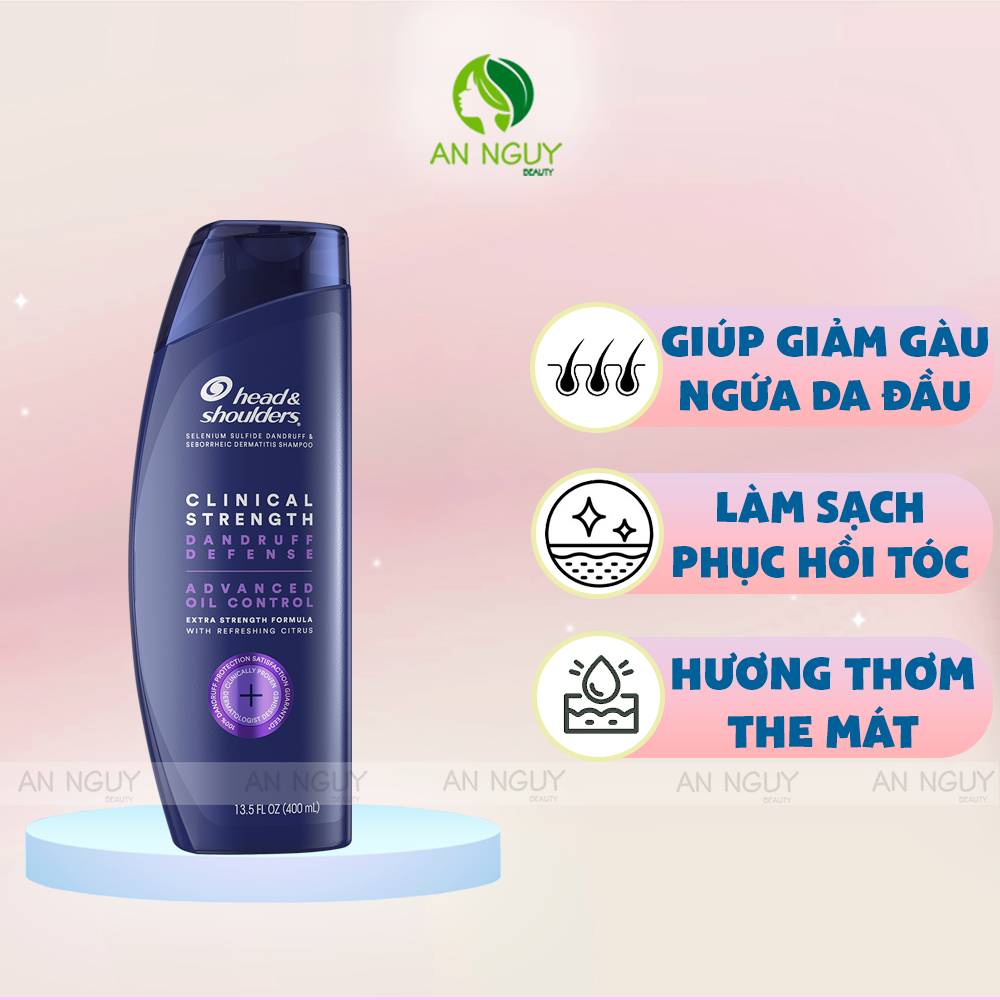 Dầu Gội Trị Gàu Head & Shoulders Clinical Strength Shampoo 400ml