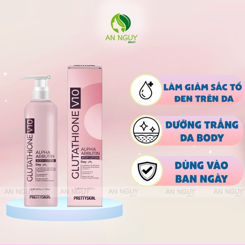 Kem Dưỡng Trắng Da Body PrettySkin Alpha Arbutin Body Lotion 250ml