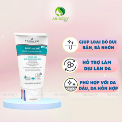 Sữa Rửa Mặt Floslek Anti Acne Bacterial Face Cleansing Gel Cho Da Dầu Mụn 125ml