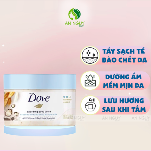 Tẩy Tế Bào Chết Body Dove Bản Mỹ 298gr